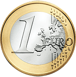 1 Euro Vorderseite